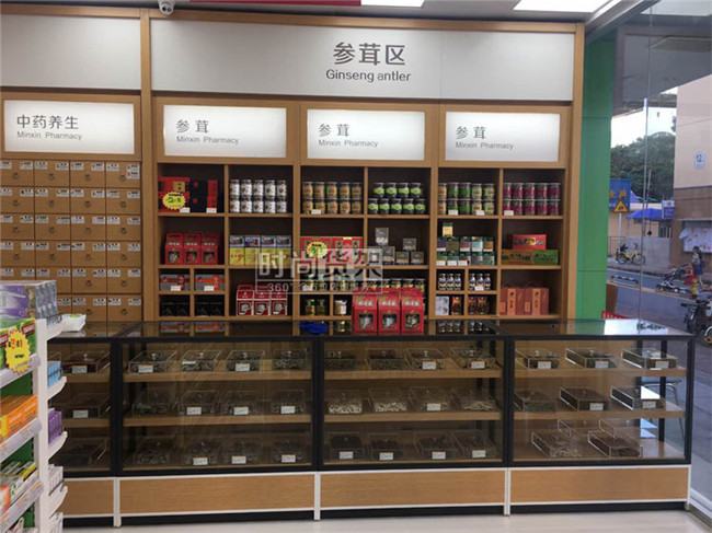 藥店貨架_參茸貨架